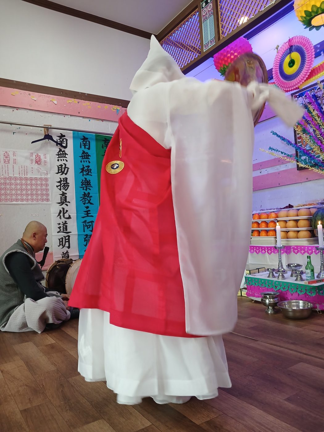 영신당 굿 진행